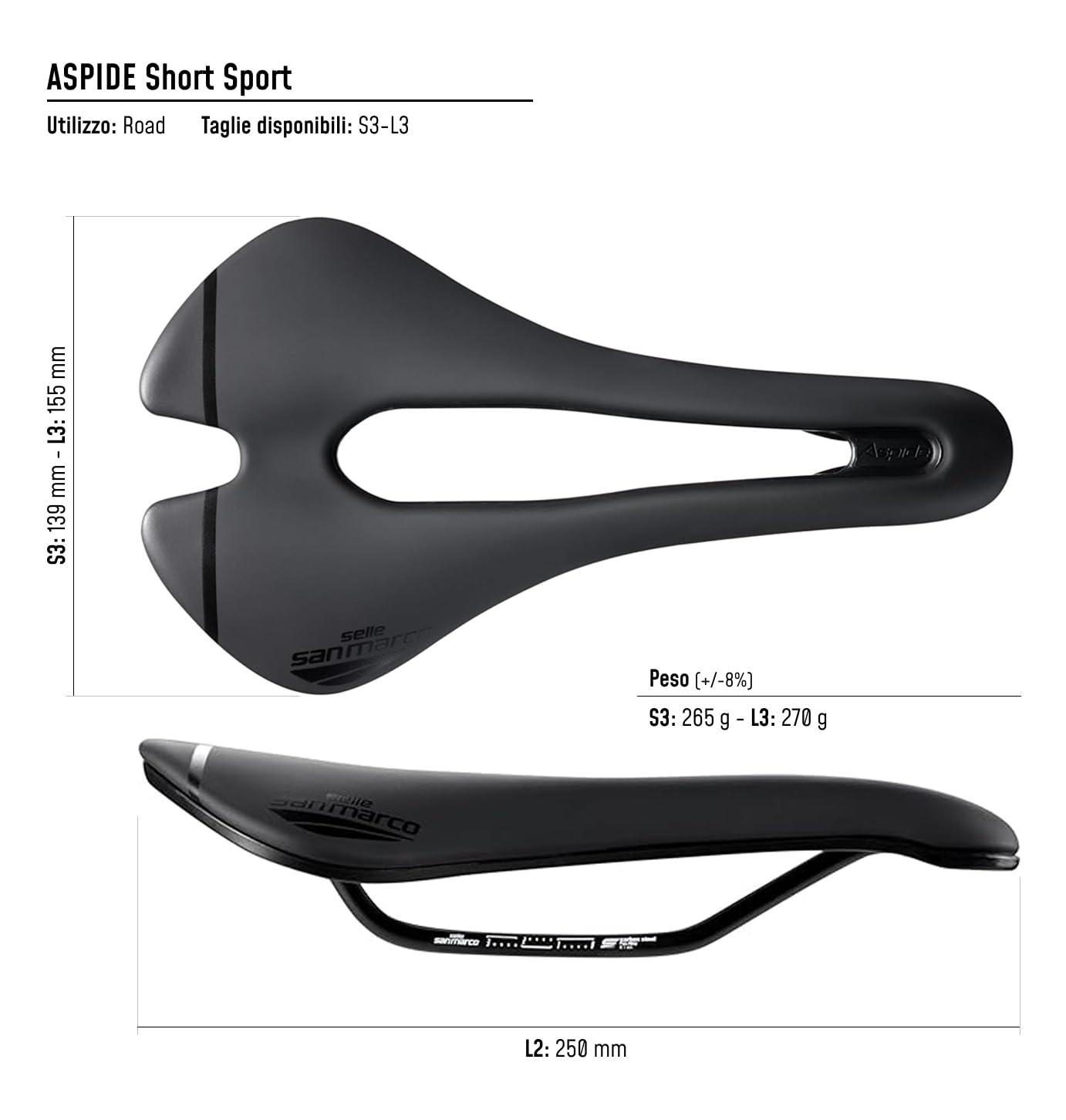 selle-san-marco-presa-corsa-dynamic-sella-sport-139-155-mm image 5