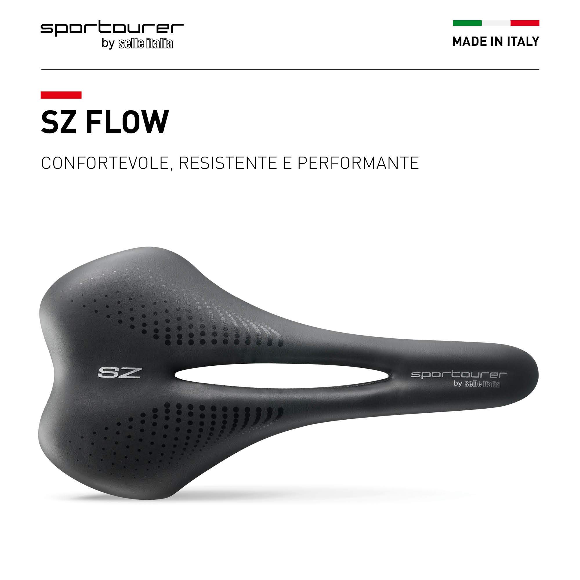 sportourer-by-selle-italia-sella-bici-comfort-flow-nero image 3