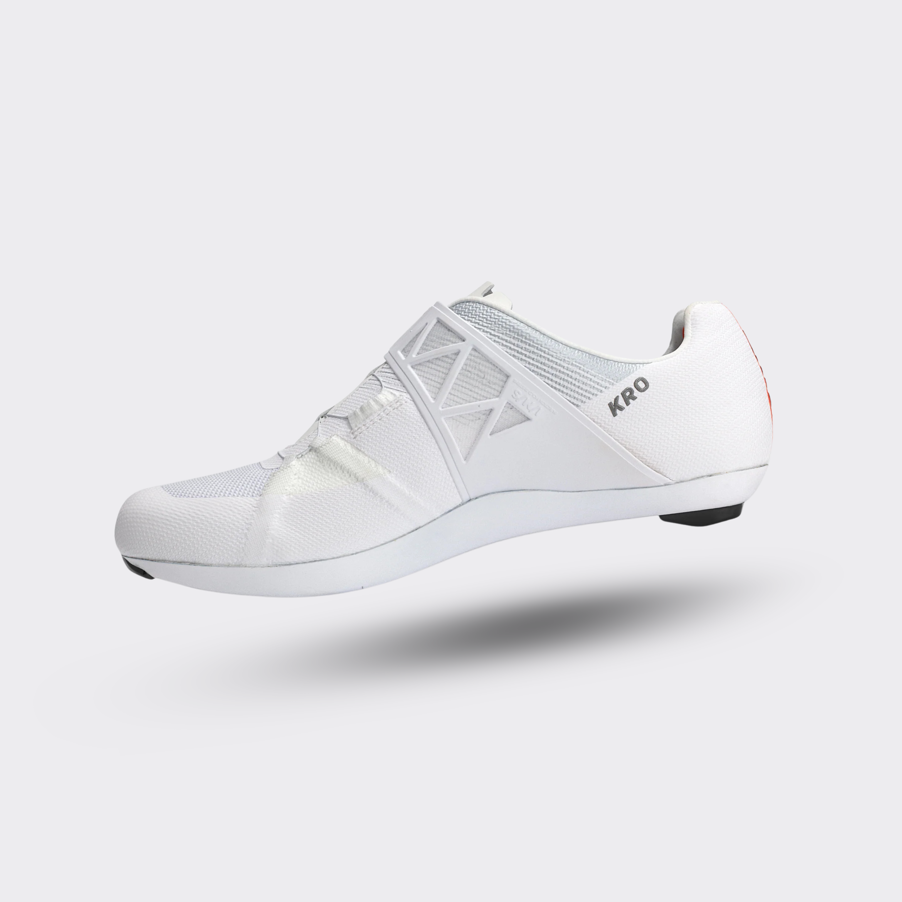 dmt-kr0-evo-scarpe-ciclismo-strada-bianco-argento image 4