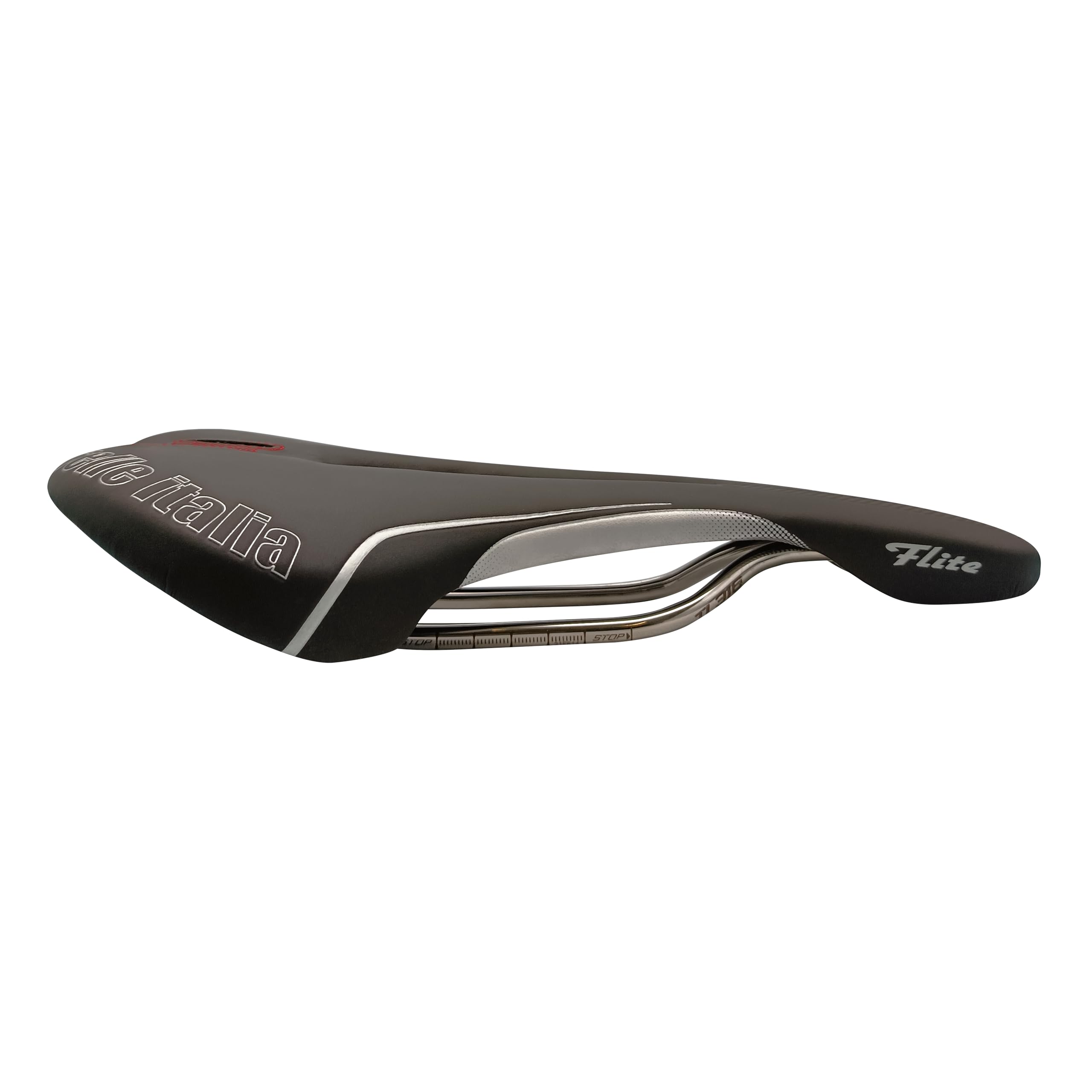 selle-italia-flite-ti-316-flow-sella-corsa-l2-nera-piatta image 3