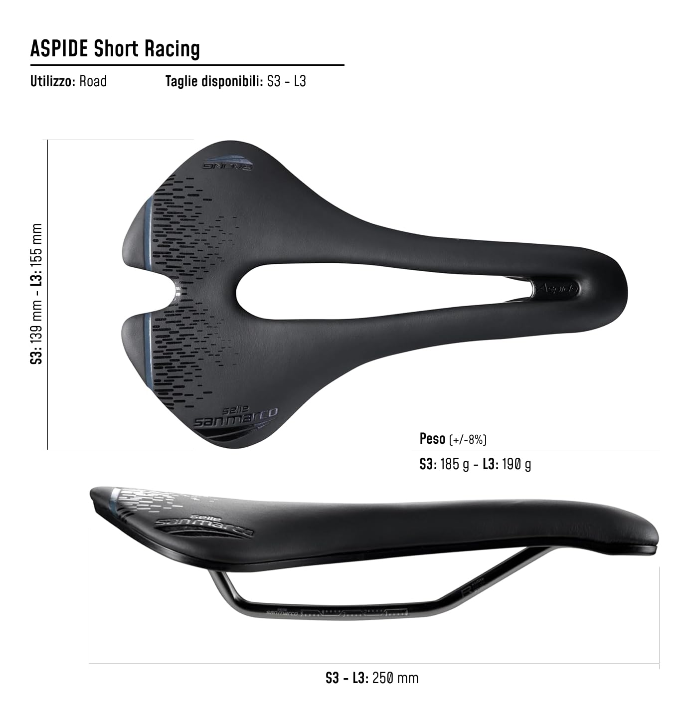 selle-san-marco-aspide-short-racing-sella-corta-da-corsa-xsilite image 5