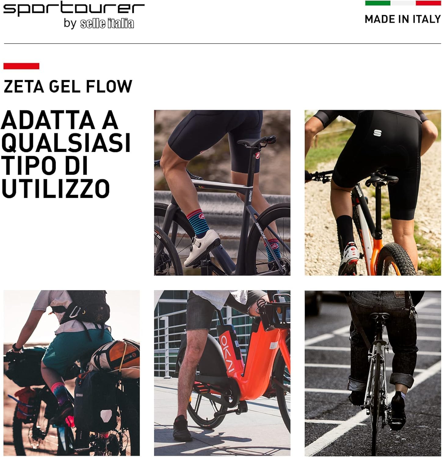 sportourer-zeta-comfort-gel-superflow-sella-city-nera image 8