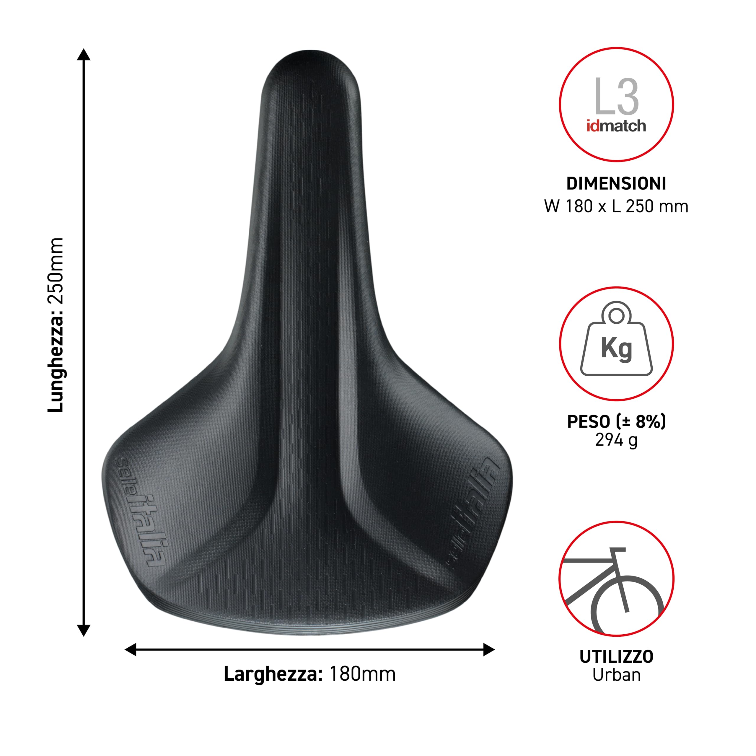 selle-italia-gt-1-sella-city-bike-unisex-eva-foro-anti-prostata-nero image 5