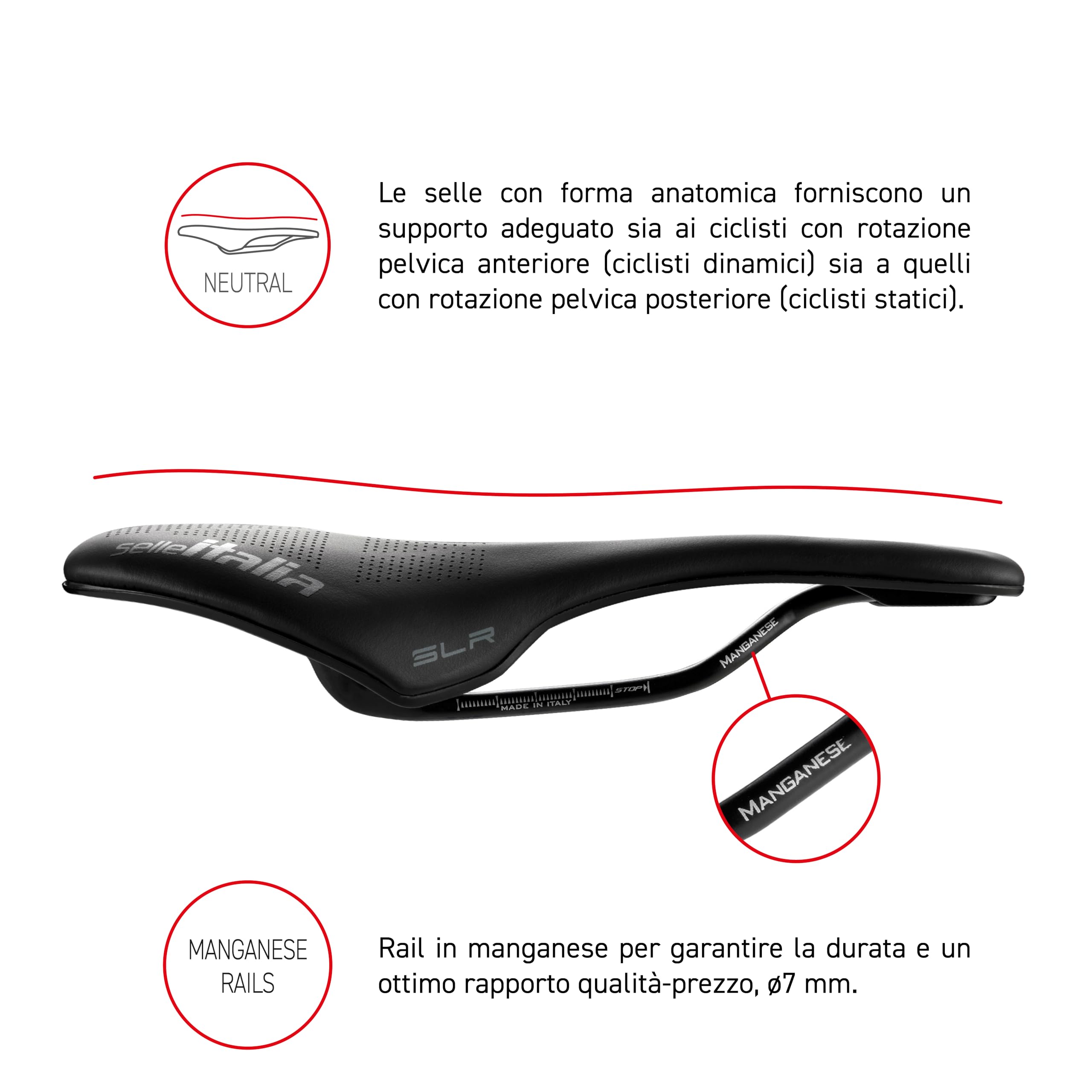 selle-italia-slr-boost-kc-manganese-superflow-l3-nero-rosso image 8