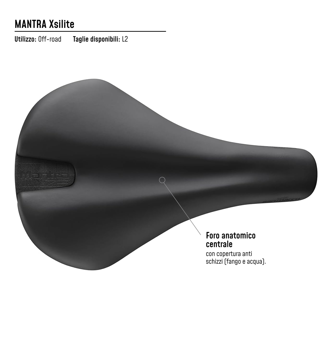 selle-san-marco-mantra-xsilite-sella-gravel-off-road-l2-nera-flat image 6