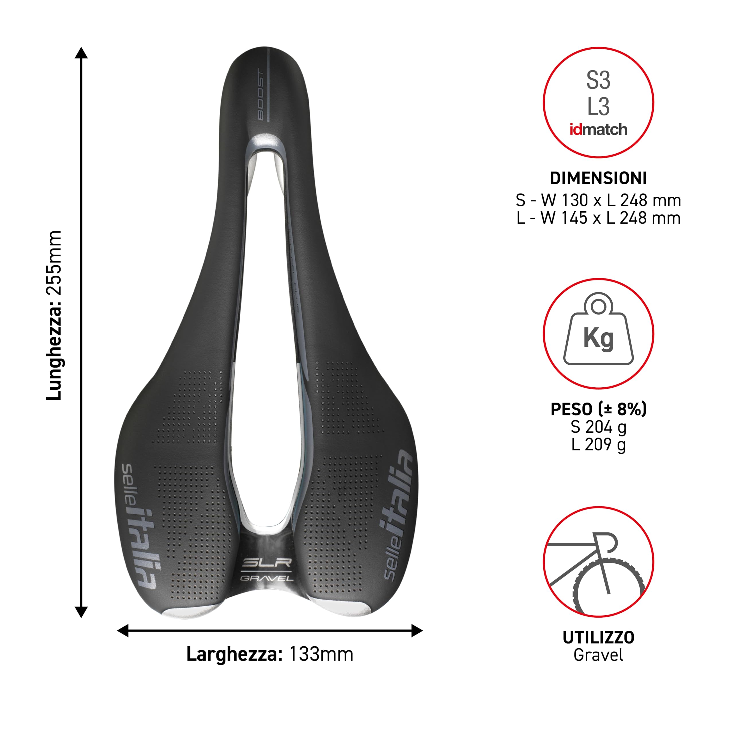 selle-italia-slr-boost-gravel-ti-316-superflow-sella-gravel-gel image 6