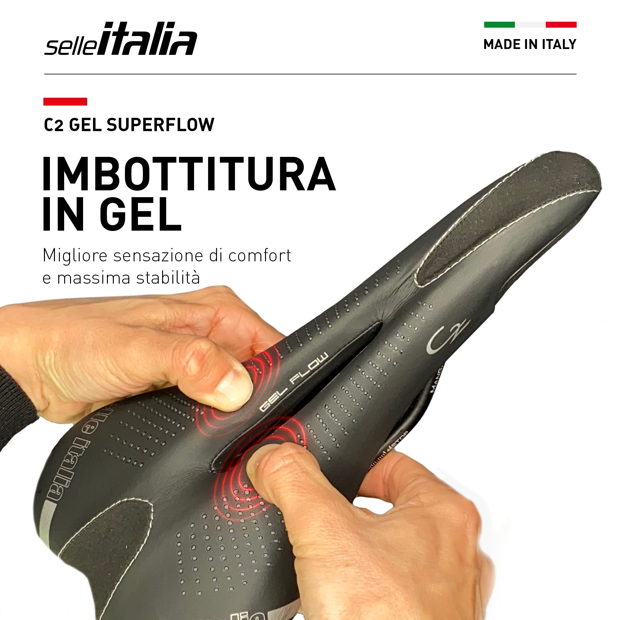 selle-italia-c2-gel-flow-sella-road-sportouring-manganese image 4