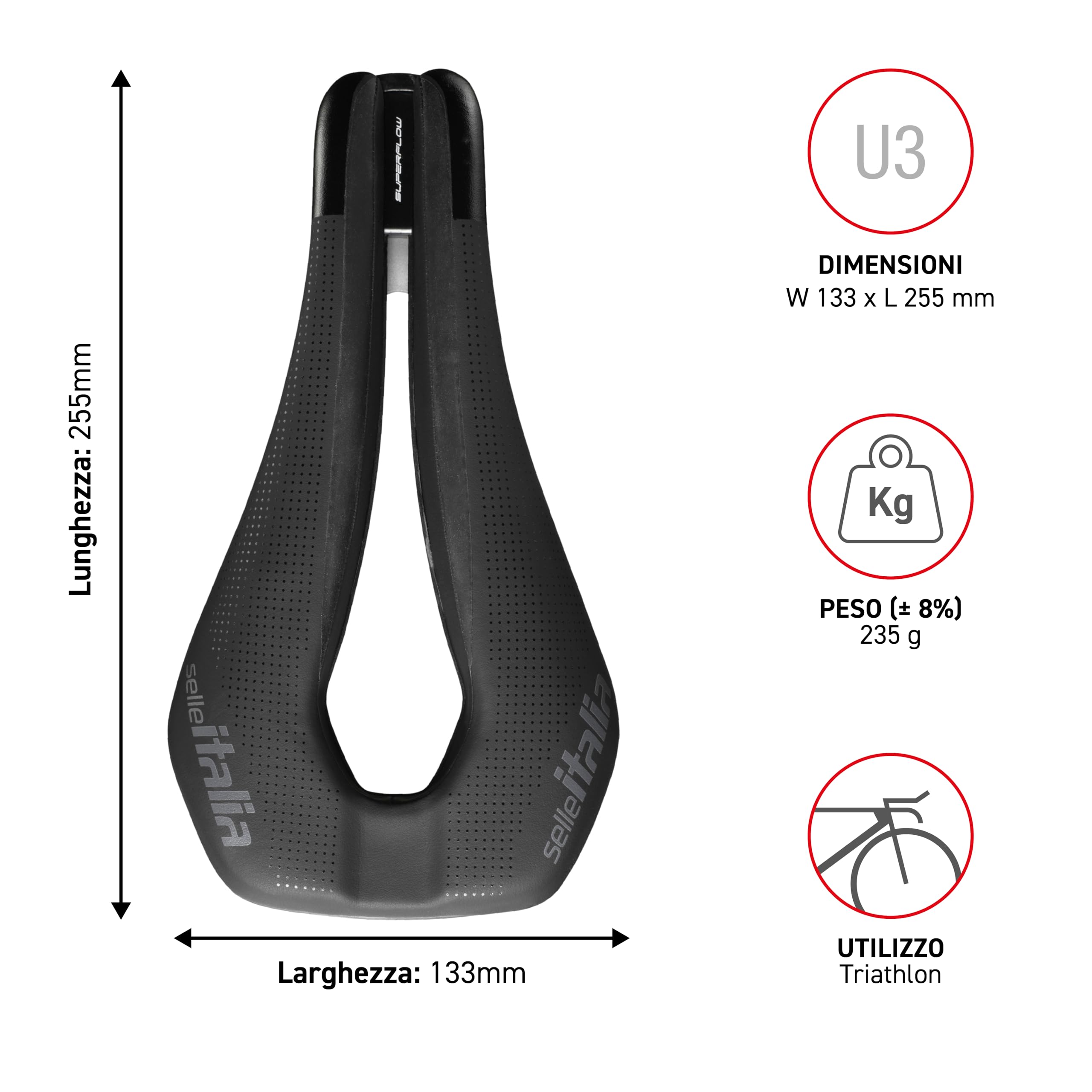 selle-italia-watt-ti-316-gel-superflow-sella-triathlon-crono-nero image 5