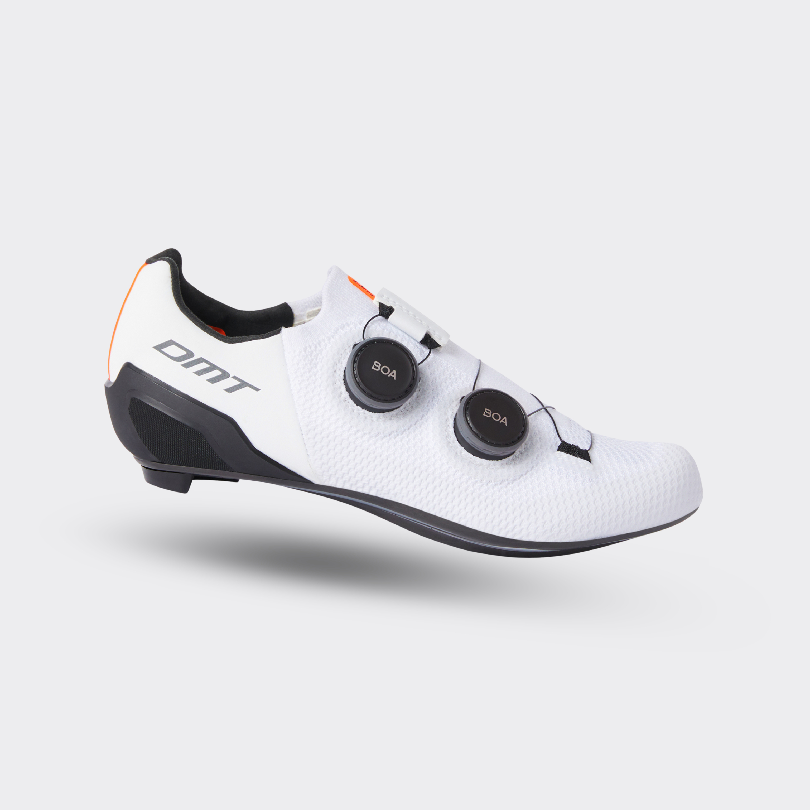 dmt-sh10-scarpe-ciclismo-strada-bianco-nero image 1