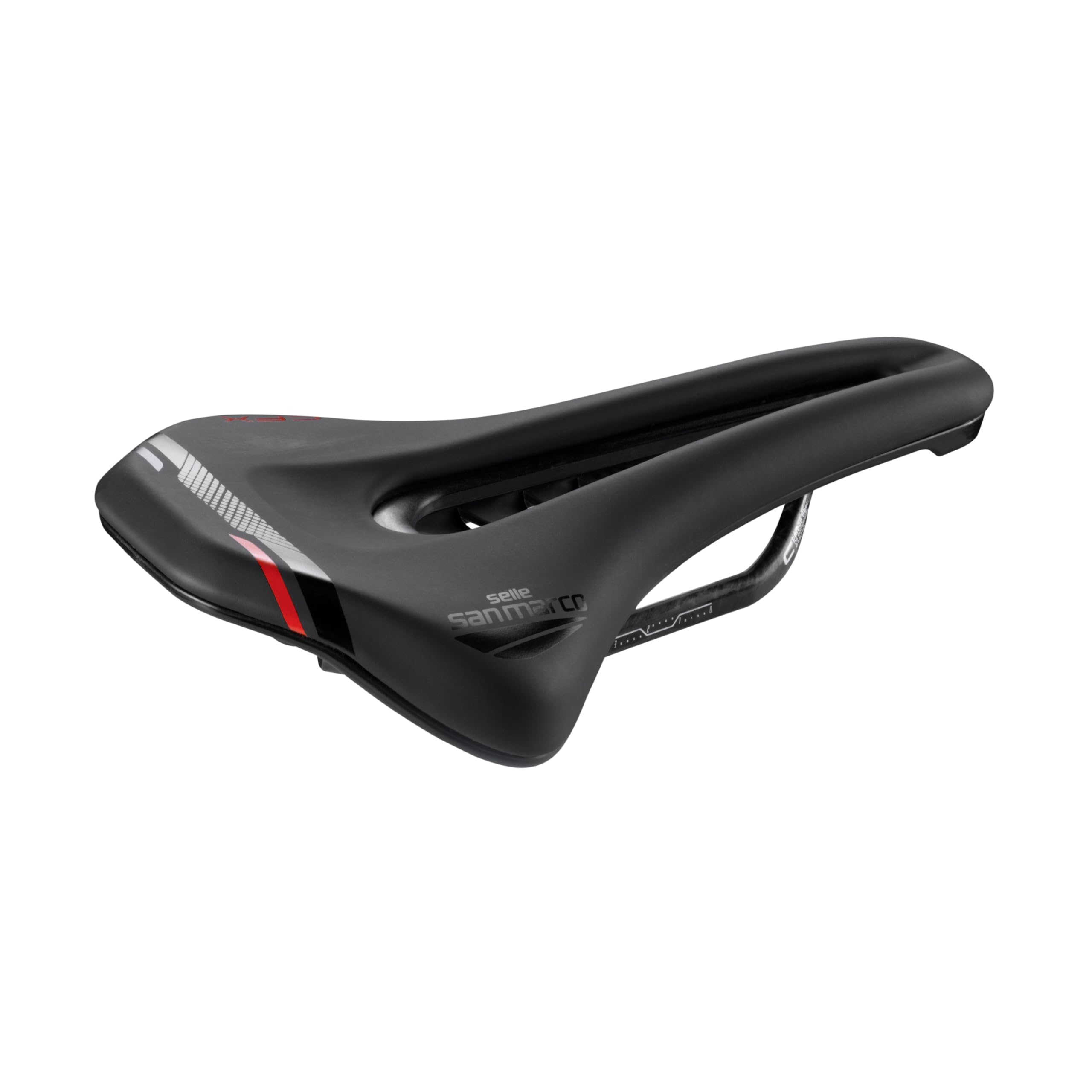 selle-san-marco-ground-shield-carbon-fx-sella-mtb-off-road-open-fit image 1