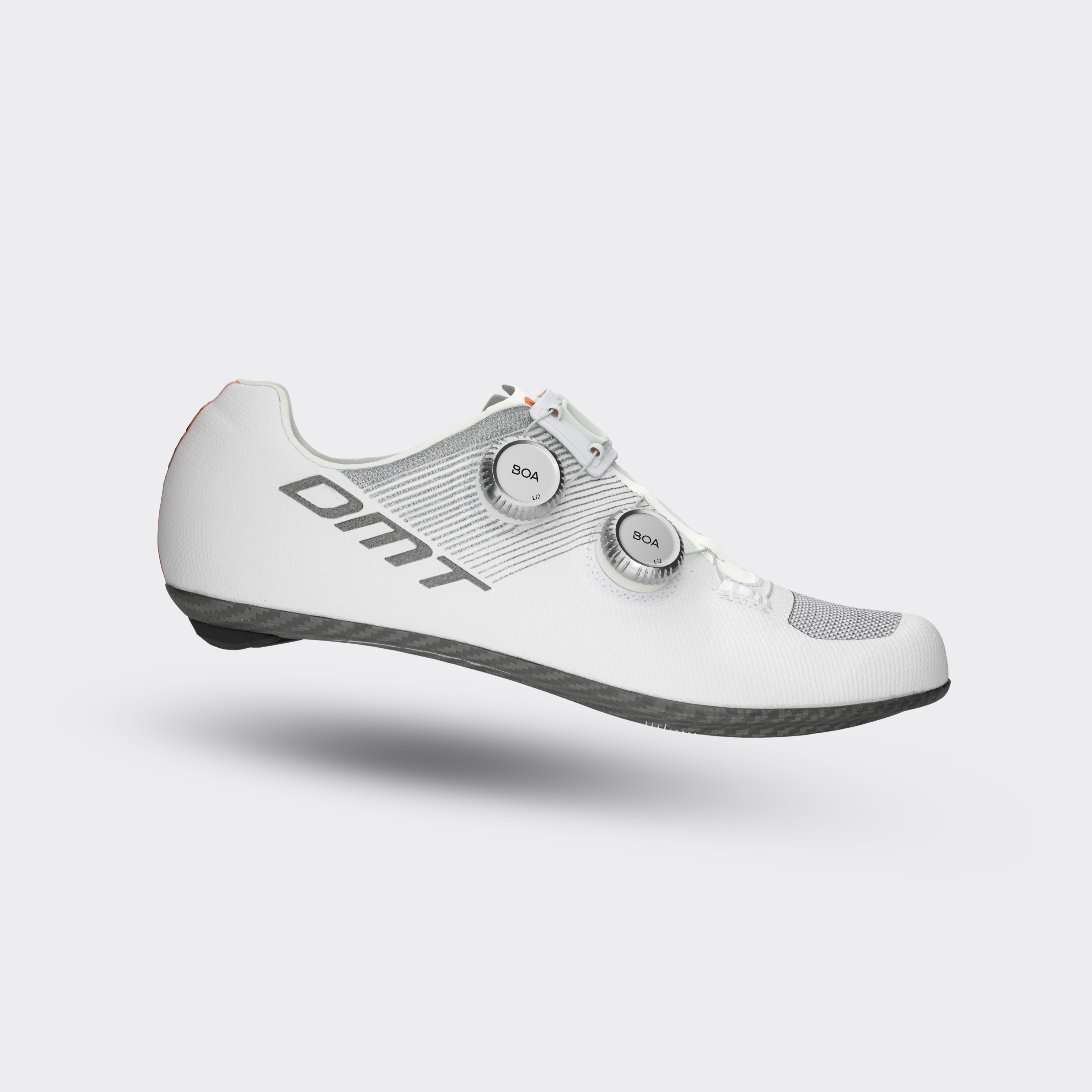 dmt-kr0-evo-superlight-scarpe-ciclismo-strada-bianco-argento image 1
