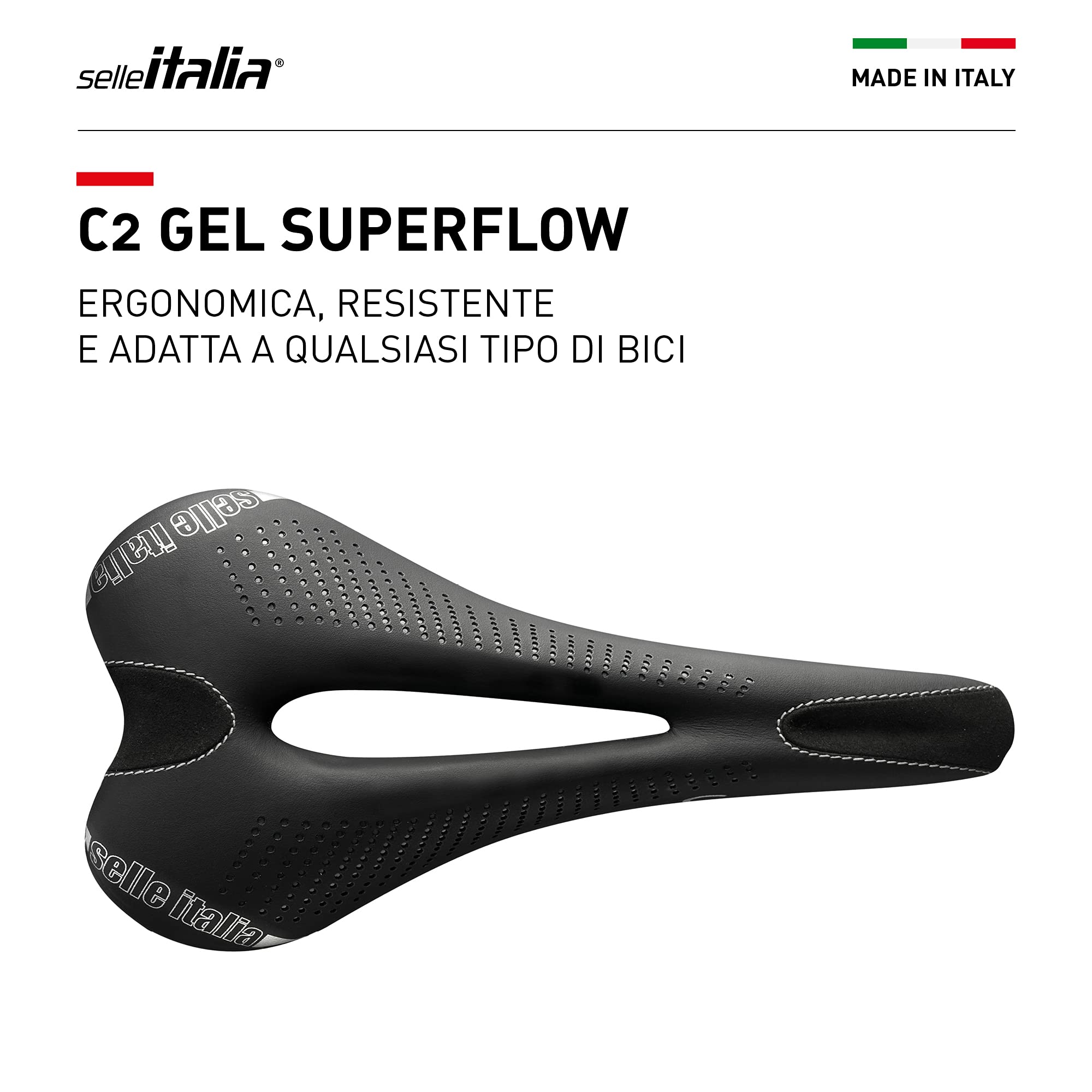 selle-italia-c2-gel-flow-sella-road-sportouring-manganese image 2