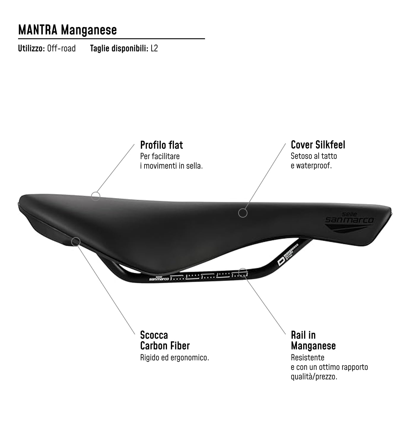selle-san-marco-mantra-manganese-l2-sella-off-road-gravel-flat image 7