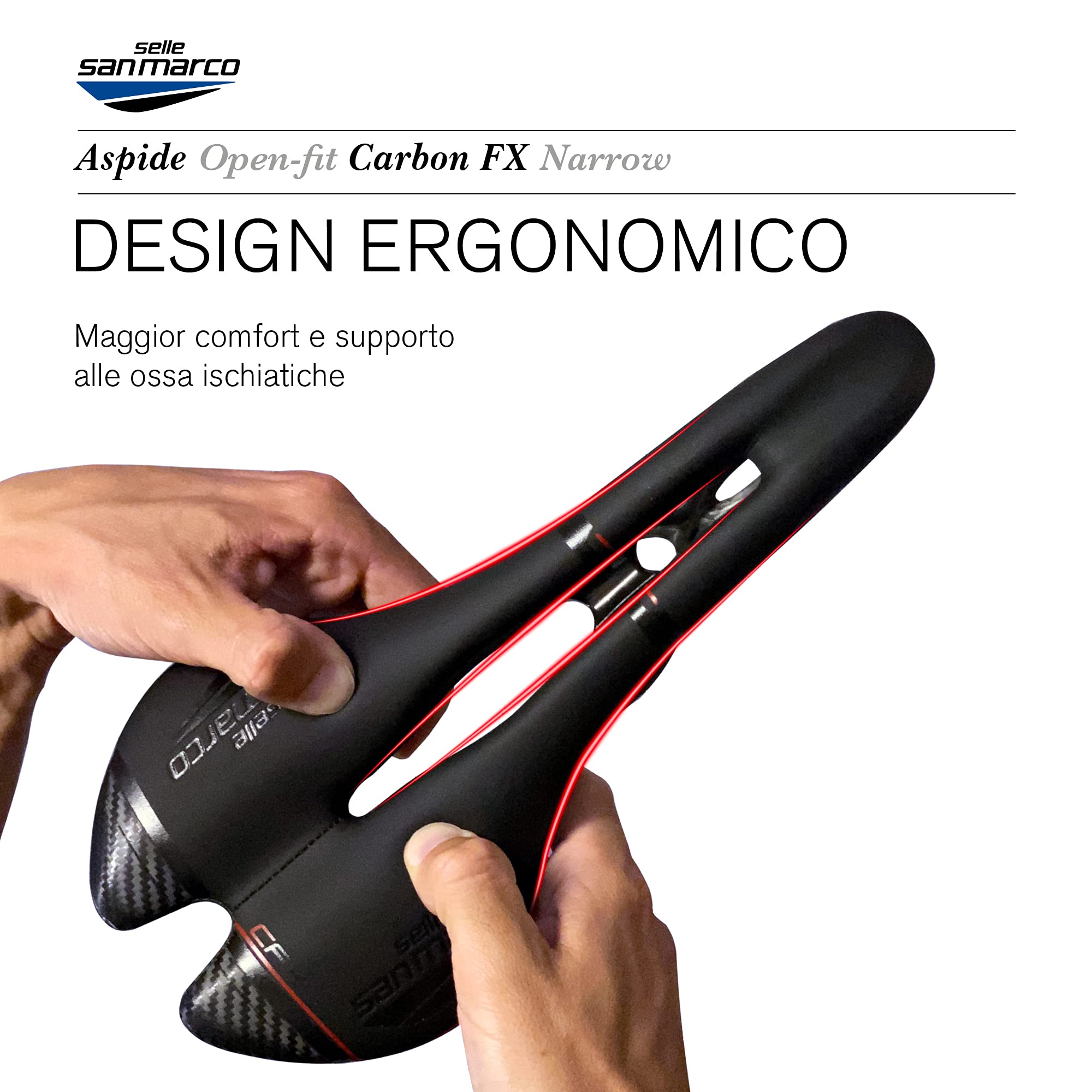 selle-san-marco-aspide-carbon-fx-sella-bici-strada-unisex image 7