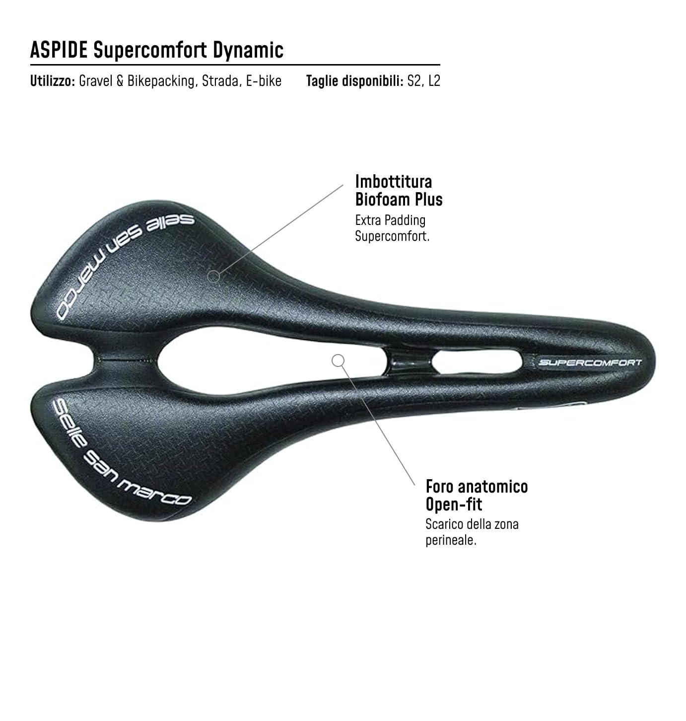 selle-san-marco-aspide-supercomfort-dynamic-sella-gravel-gel-open-fit image 4