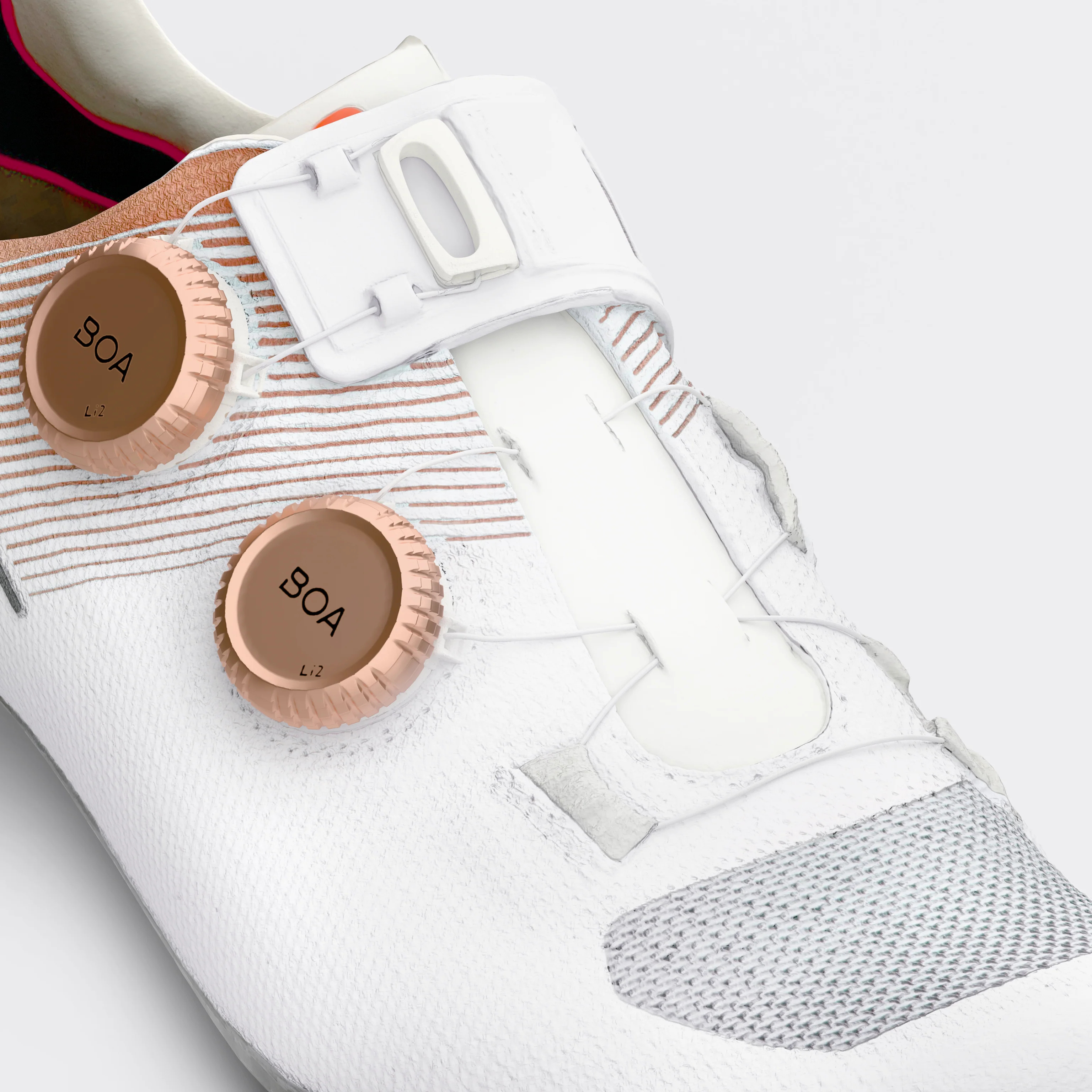dmt-kr0-evo-superlight-scarpe-ciclismo-strada-bianco-bronzo image 5