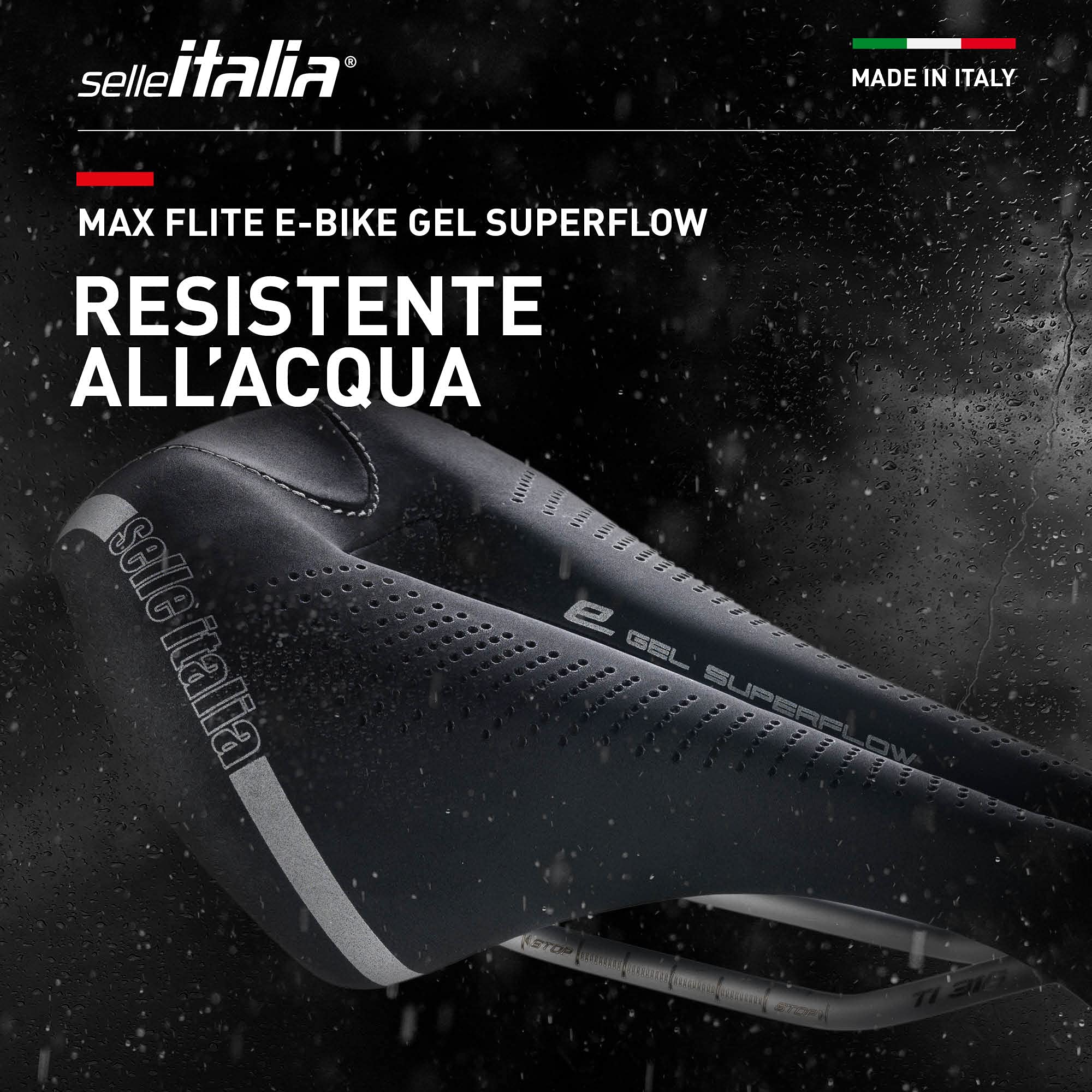 selle-italia-max-flite-e-bike-gel-superflow-ti-316-sella-gran-turismo image 8