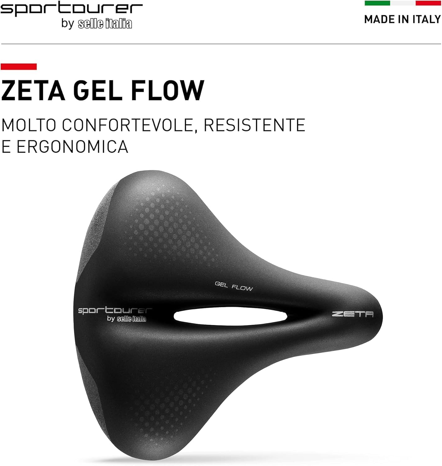 sportourer-zeta-comfort-gel-superflow-sella-city-nera image 3