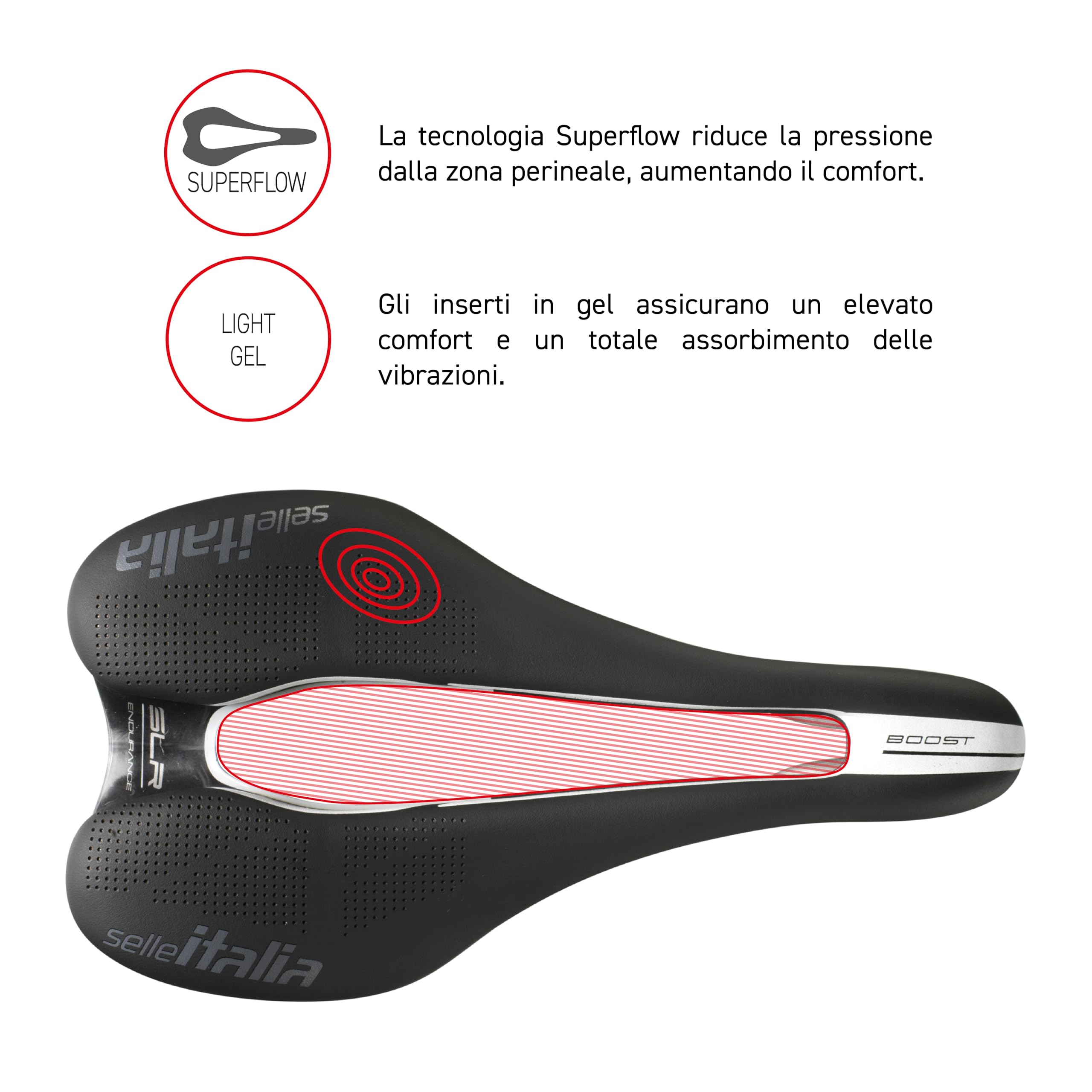 selle-italia-slr-boost-endurance-ti-316-superflow-sella-strada-gravel-corta image 8