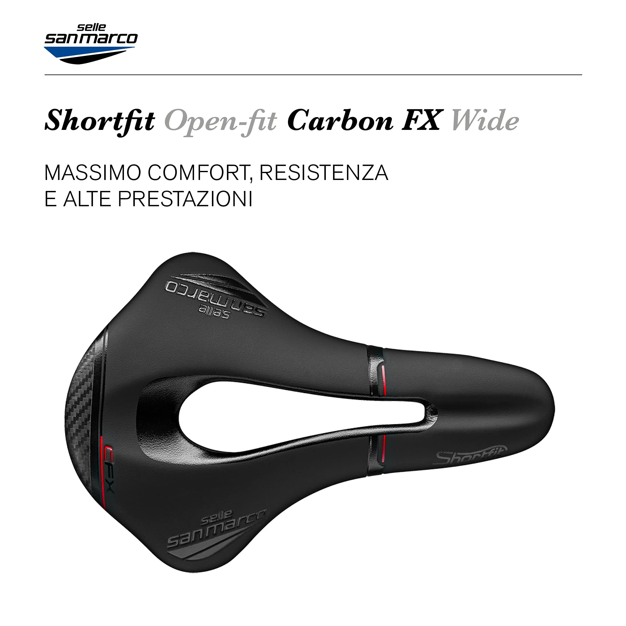 selle-san-marco-shortfit-carbon-fx-sella-corsa-gravel-carbonio-150-g image 5