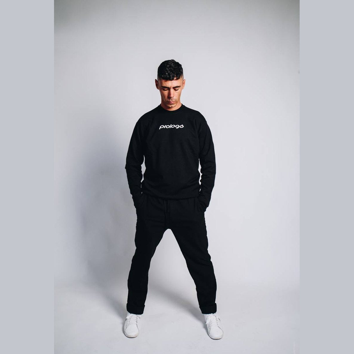 prologo-felpa-big-logo-cotone-regular-fit image 3