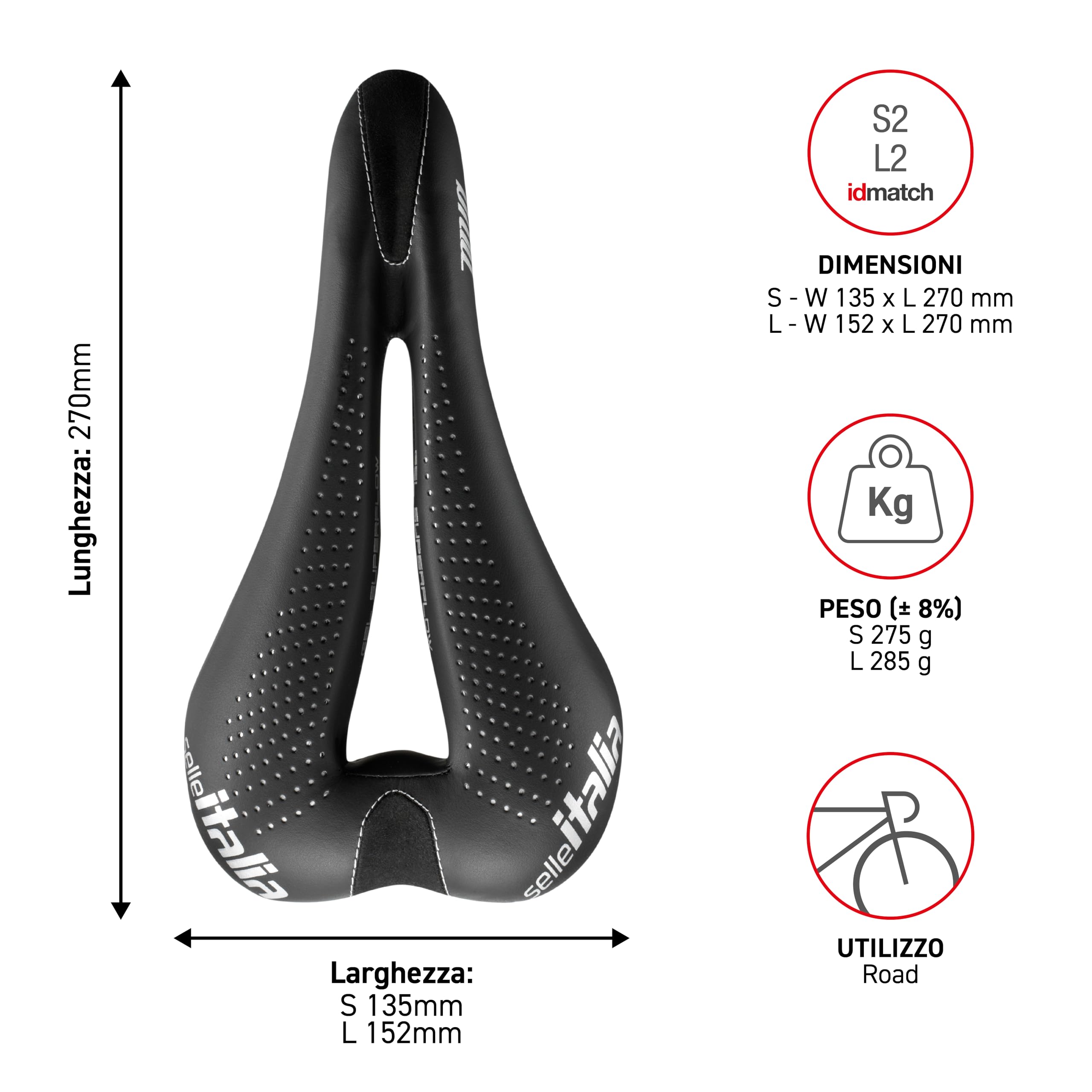 selle-italia-diva-gel-superflow-l3-sella-bici-donna-bianco-152-mm image 4