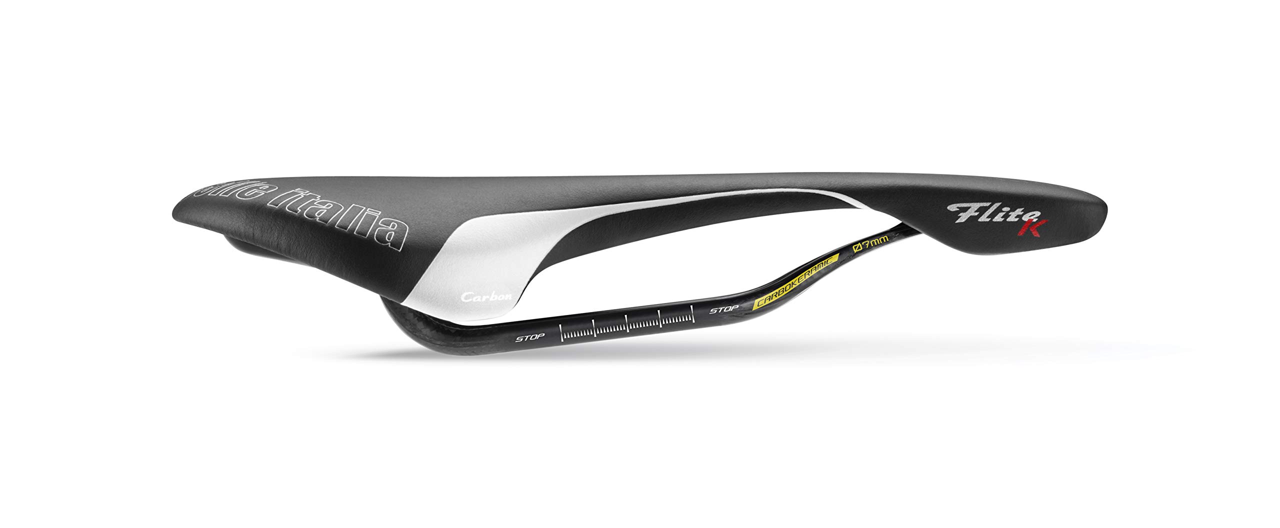 selle-italia-flite-carbonio-fibra-tek-sella-strada-flat-nera image 2