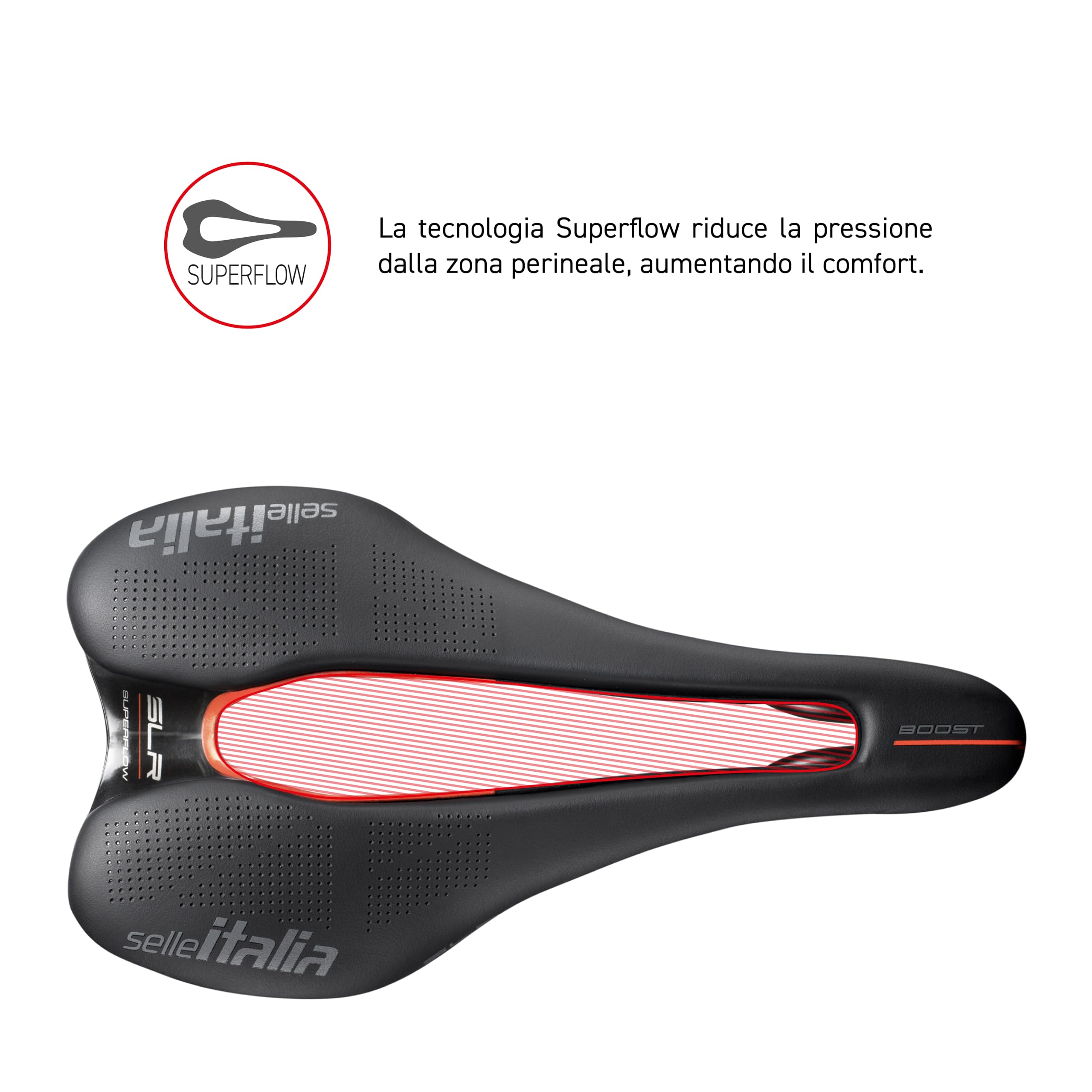 selle-italia-slr-boost-kc-manganese-superflow-l3-nero-rosso image 6
