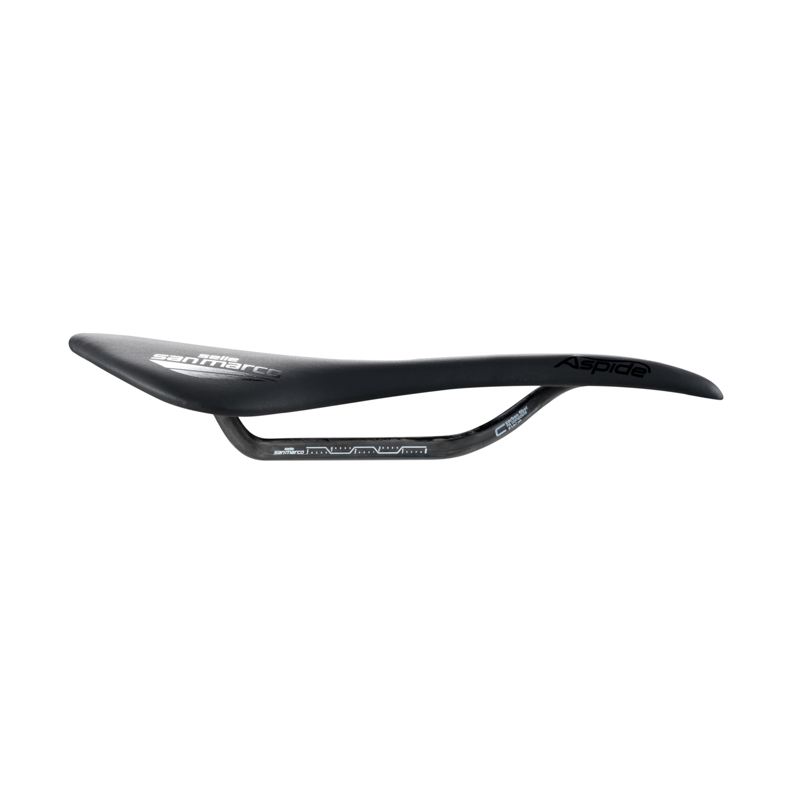 selle-san-marco-aspide-full-carbon-sella-bici-unisex-waved image 3