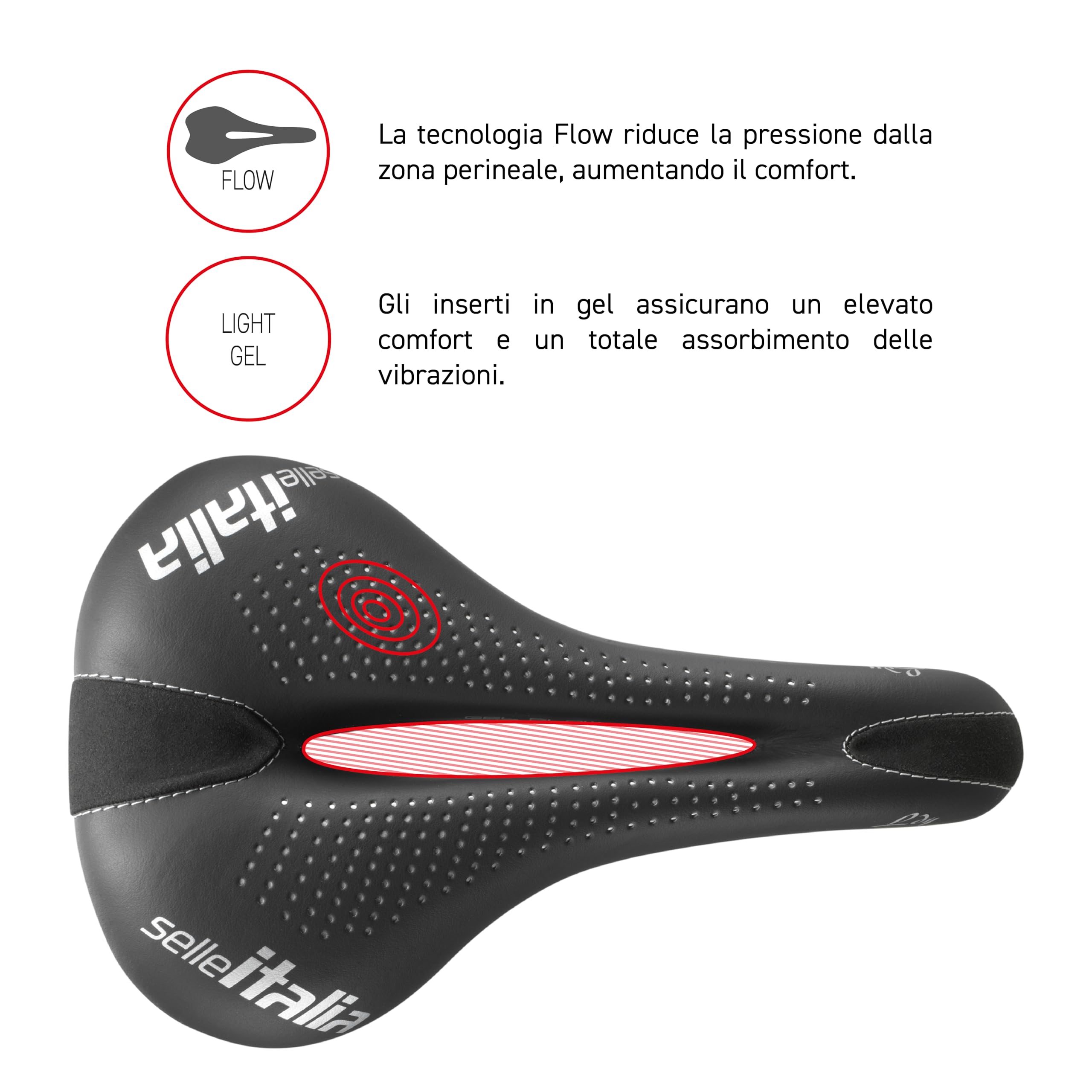 selle-italia-lady-gel-flow-s2-sella-bici-donna-strada-135x262-mm-nero image 5