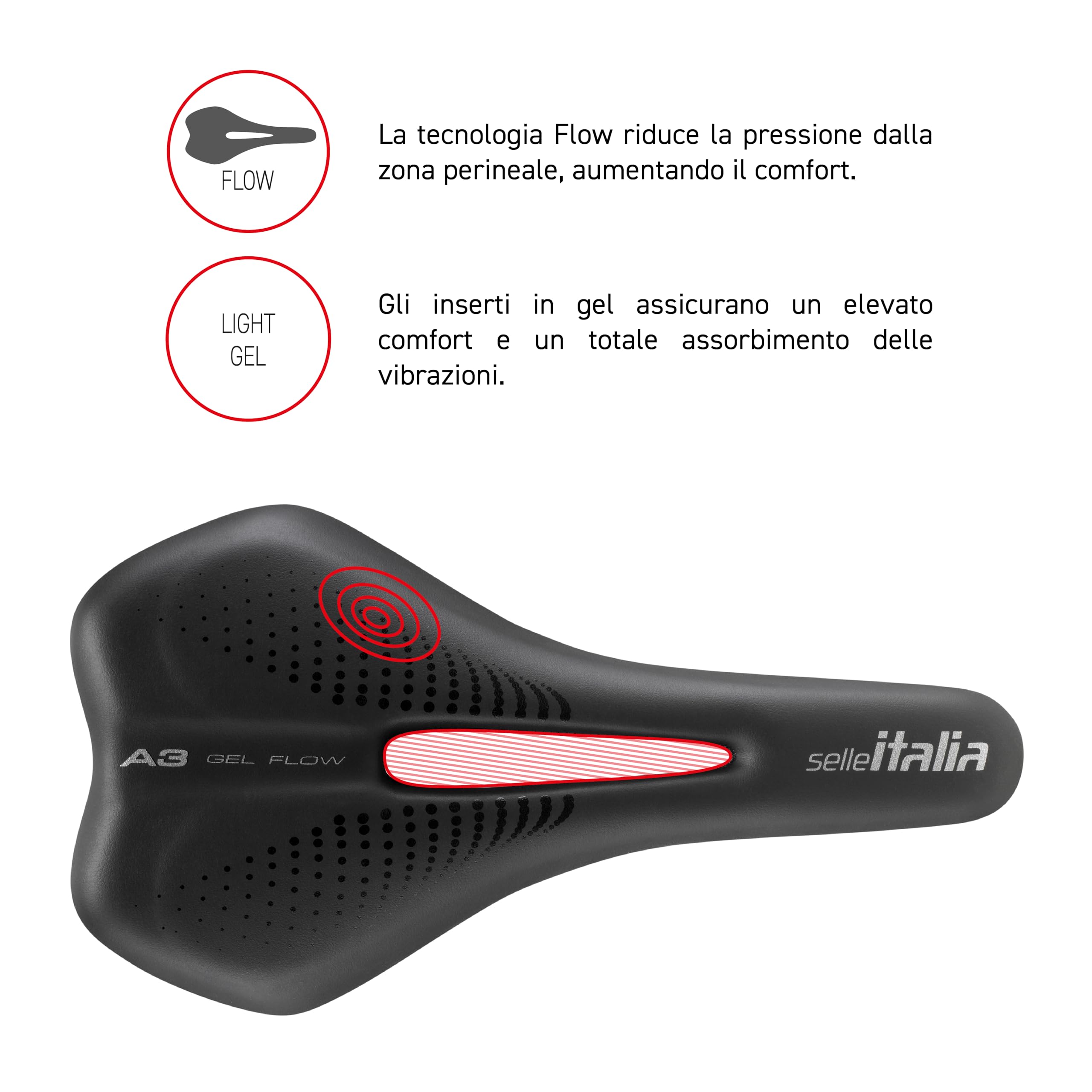 selle-italia-a3-gel-flow-sella-bici-strada-comoda image 5