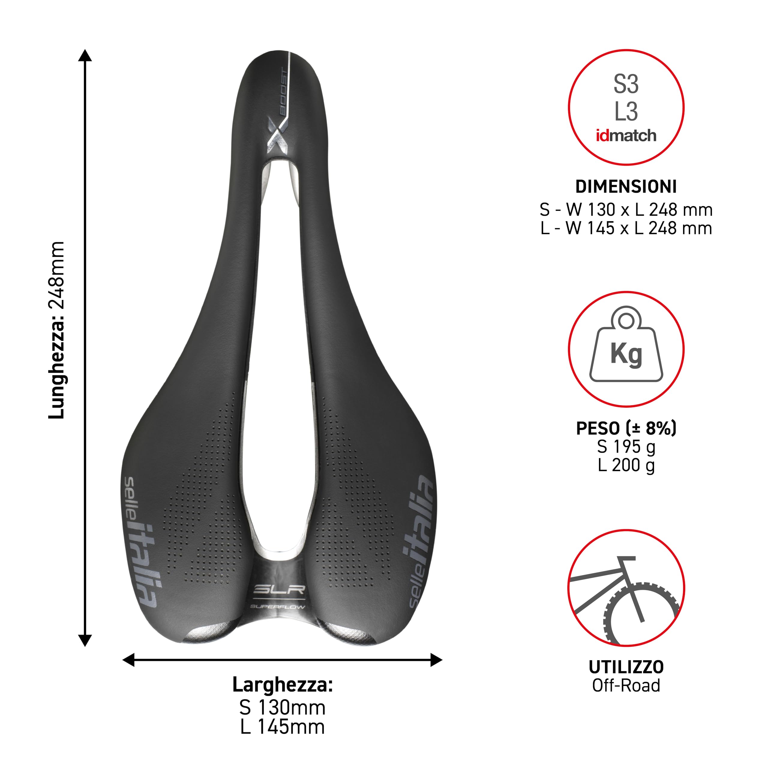 selle-italia-slr-boost-x-cross-ti-316-superflow-sella-mtb image 6